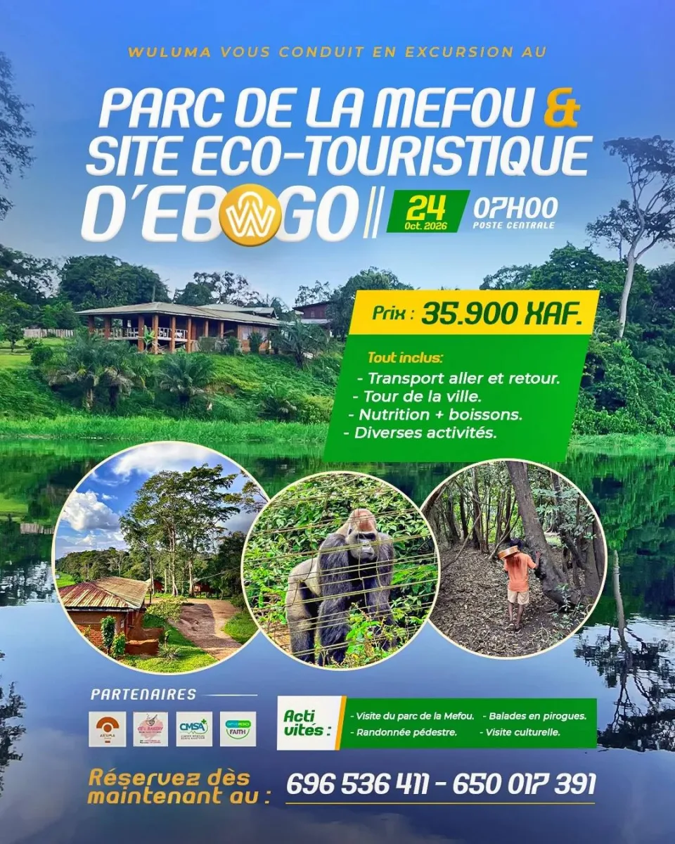 Affiche : Parc de la Mefou & Site Éco-Touristique O'Ebogo