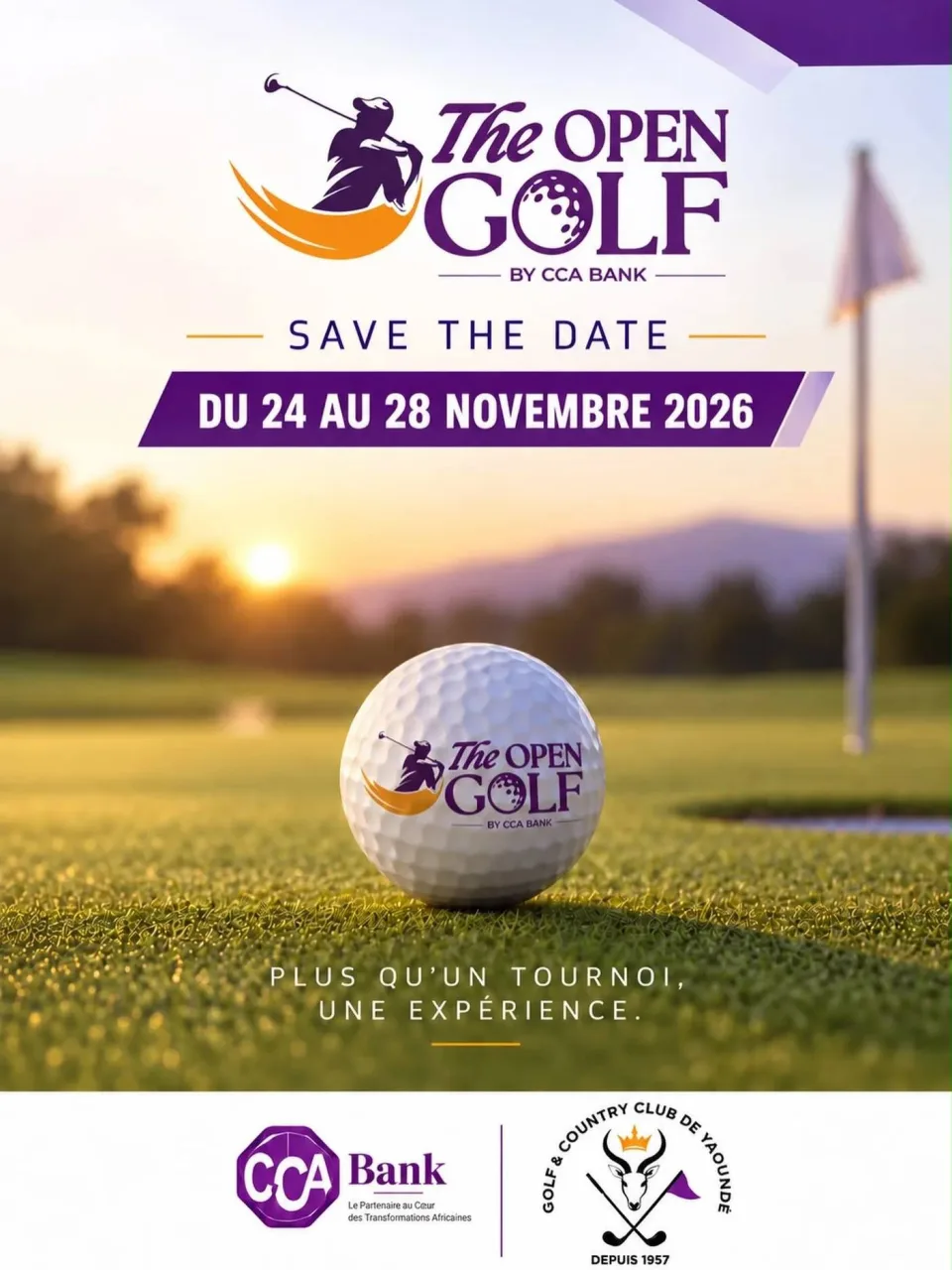 Affiche : The Open Golf by CCA Bank