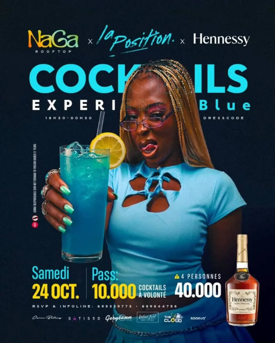 Affiche : Cocktails Experience Blue